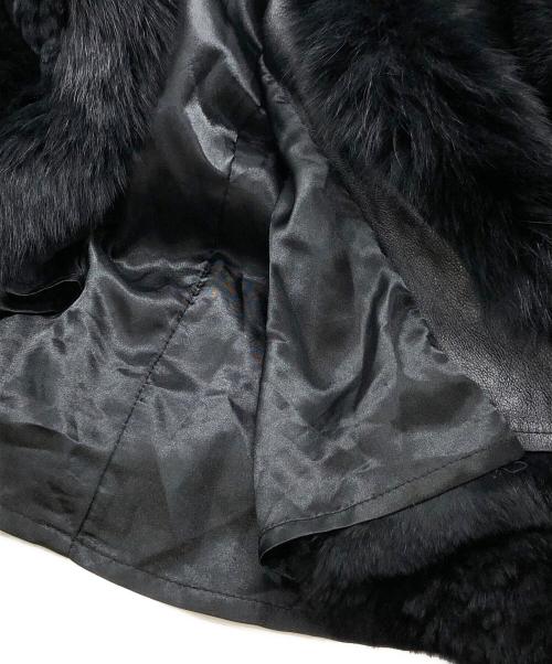 GRACE CONTINENTAL（（グレースコンチネンタル）GRACE CONTINENTAL (グレースコンチネンタル) レッキスラビットファーポンチョ ブラック サイズ:36の古着・服飾アイテム