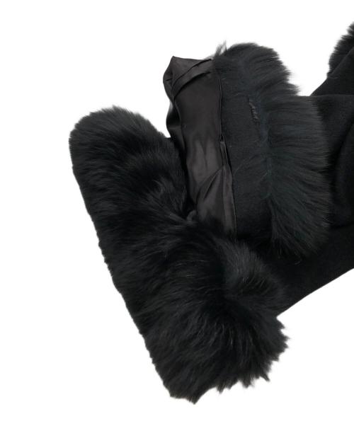 GRACE CONTINENTAL（（グレースコンチネンタル）GRACE CONTINENTAL (（グレースコンチネンタル) ビーバーショートコート ブラック サイズ:36の古着・服飾アイテム