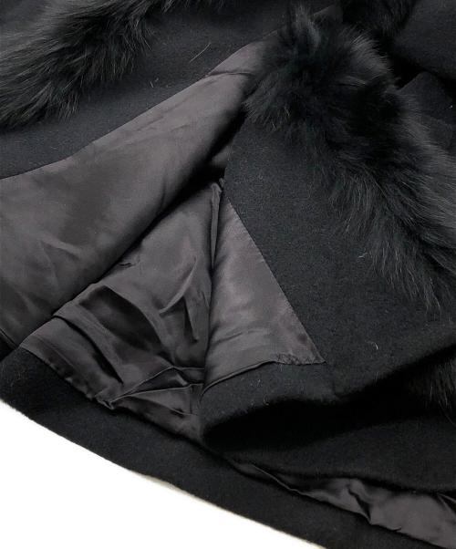 GRACE CONTINENTAL（（グレースコンチネンタル）GRACE CONTINENTAL (（グレースコンチネンタル) ビーバーショートコート ブラック サイズ:36の古着・服飾アイテム