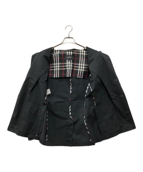 BURBERRY BLACK LABEL（バーバリーブラックレーベル）BURBERRY BLACK LABEL (バーバリーブラックレーベル) メタルボタンテーラードジャケット ブラック サイズ:Mの古着・服飾アイテム