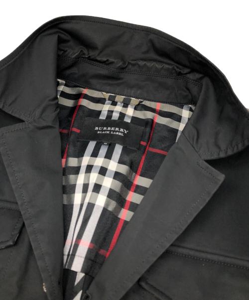BURBERRY BLACK LABEL（バーバリーブラックレーベル）BURBERRY BLACK LABEL (バーバリーブラックレーベル) メタルボタンテーラードジャケット ブラック サイズ:Mの古着・服飾アイテム