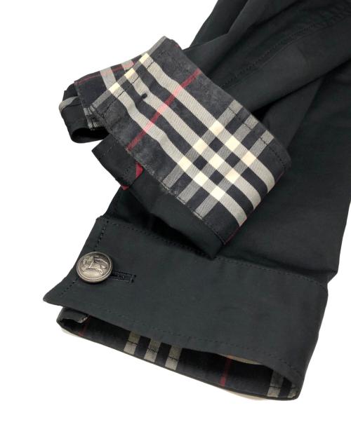 BURBERRY BLACK LABEL（バーバリーブラックレーベル）BURBERRY BLACK LABEL (バーバリーブラックレーベル) メタルボタンテーラードジャケット ブラック サイズ:Mの古着・服飾アイテム