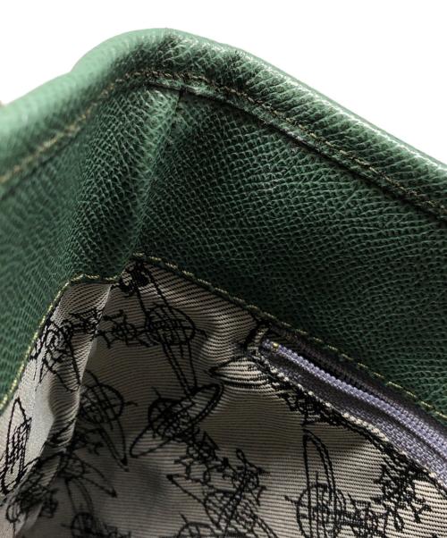 Vivienne Westwood（ヴィヴィアンウエストウッド）Vivienne Westwood (ヴィヴィアンウエストウッド) オーブ アーガイルショルダーバッグ グリーン サイズ:下記参照の古着・服飾アイテム
