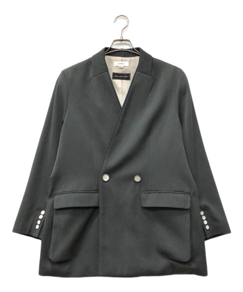 Ameri（アメリ）AMERI (アメリ) FEEL ODD CONSTRUCTION JACKET グレー サイズ:Sの古着・服飾アイテム