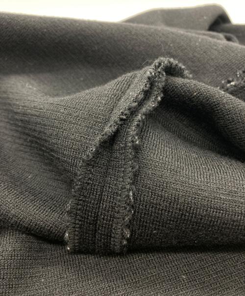 SHE TOKYO（シートーキョー）SHE TOKYO (シートーキョー) ウールニットプルオーバー サイドスリット カットソー ブラック サイズ:1の古着・服飾アイテム