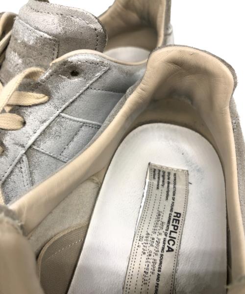 Maison Margiela（メゾンマルジェラ）Maison Margiela (メゾンマルジェラ) ペイント加工ジャーマントレーナー グレー サイズ:40の古着・服飾アイテム