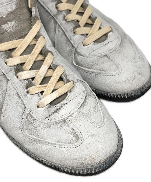 Maison Margiela（メゾンマルジェラ）Maison Margiela (メゾンマルジェラ) ペイント加工ジャーマントレーナー グレー サイズ:40の古着・服飾アイテム