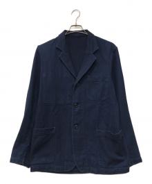 Emateriaux（イーティーエス マテリオ）の古着「フレンチワークデニムジャケット」｜ネイビー