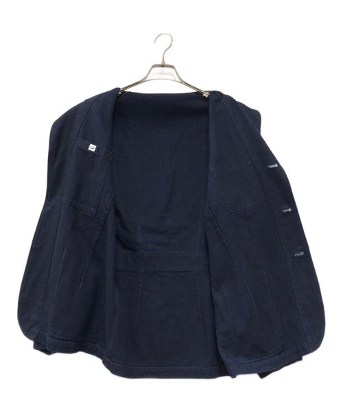 Emateriaux（イーティーエス マテリオ）Emateriaux (イーティーエス マテリオ) フレンチワークデニムジャケット ネイビー サイズ:1の古着・服飾アイテム