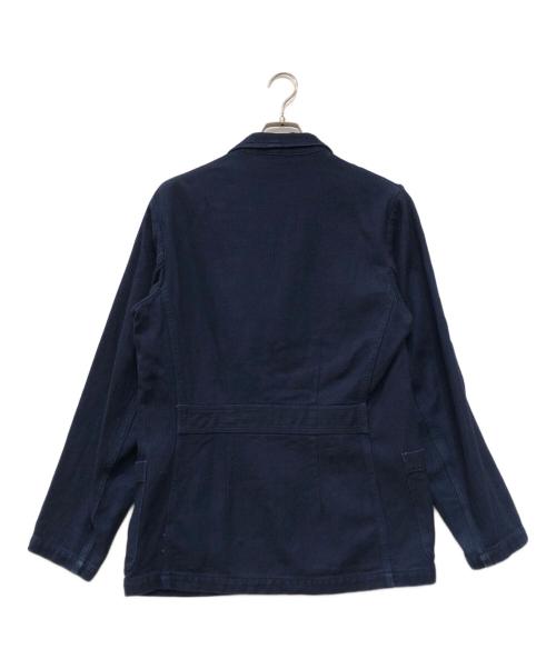 Emateriaux（イーティーエス マテリオ）Emateriaux (イーティーエス マテリオ) フレンチワークデニムジャケット ネイビー サイズ:1の古着・服飾アイテム