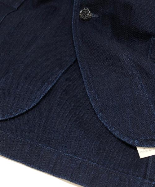 Emateriaux（イーティーエス マテリオ）Emateriaux (イーティーエス マテリオ) フレンチワークデニムジャケット ネイビー サイズ:1の古着・服飾アイテム