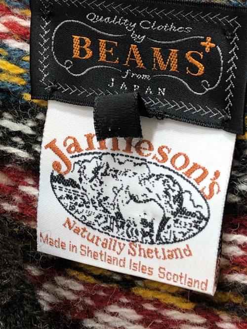BEAMS PLUS（ビームスプラス）BEAMS PLUS (ビームスプラス) Jamieson’s Knitwear (ジャミーソンズニットウェア) ニットベスト ブラウン サイズ:Mの古着・服飾アイテム