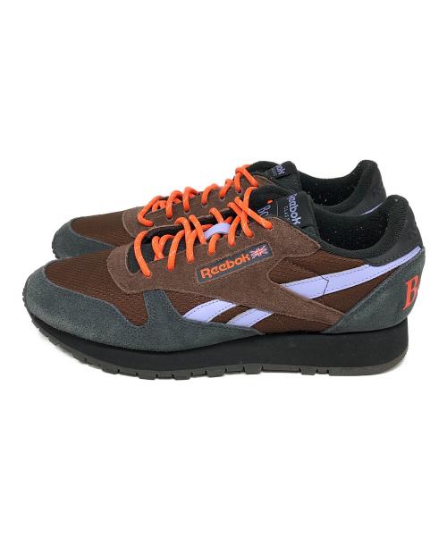 REEBOK（リーボック）REEBOK (リーボック) BoTT (ボット) CLASSIC LEATHER ネイビー×ブラウン サイズ:25cmの古着・服飾アイテム