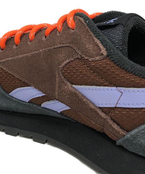 REEBOK（リーボック）REEBOK (リーボック) BoTT (ボット) CLASSIC LEATHER ネイビー×ブラウン サイズ:25cmの古着・服飾アイテム