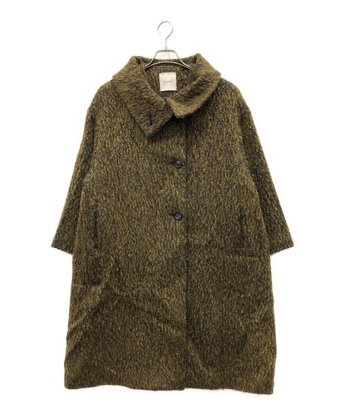 CLANE（クラネ）CLANE (クラネ) スタンドカラーシャギーコート イエロー サイズ:1の古着・服飾アイテム