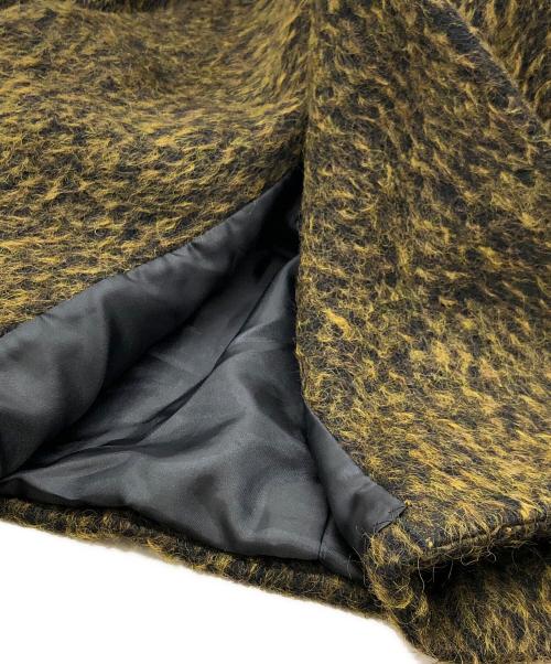 CLANE（クラネ）CLANE (クラネ) スタンドカラーシャギーコート イエロー サイズ:1の古着・服飾アイテム