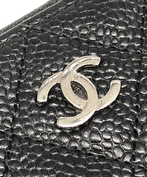 CHANEL（シャネル）CHANEL (シャネル) ラウンドファスナー財布 ブラック サイズ:下記参照の古着・服飾アイテム