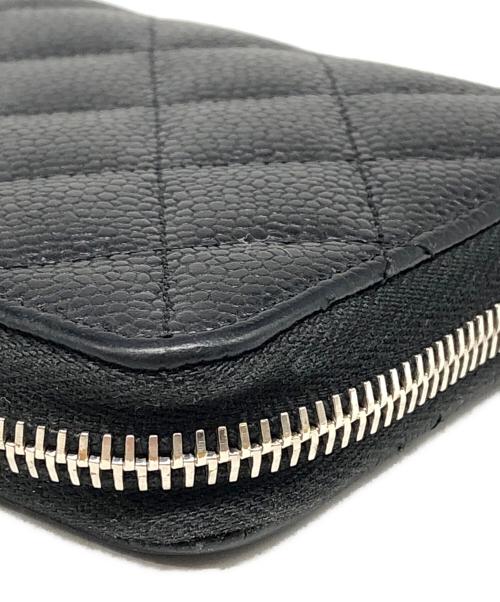 CHANEL（シャネル）CHANEL (シャネル) ラウンドファスナー財布 ブラック サイズ:下記参照の古着・服飾アイテム