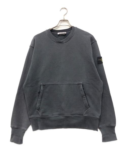 STONE ISLAND（ストーンアイランド）STONE ISLAND (ストーンアイランド) Garment Dye Sweat グレー サイズ:Mの古着・服飾アイテム