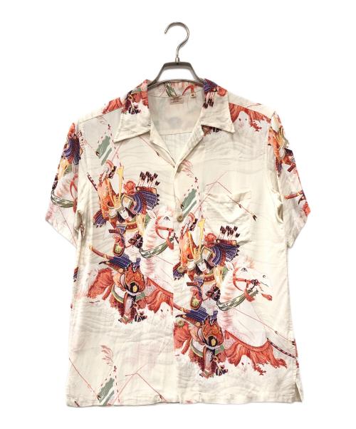 Sun Surf（サンサーフ）Sun Surf (サンサーフ) 半袖アロハシャツ ホワイト サイズ:Mの古着・服飾アイテム