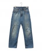 MM6 Maison Margielaエムエムシックスメゾンマルジェラ）の古着「5ポケットデニムパンツ」｜ブルー