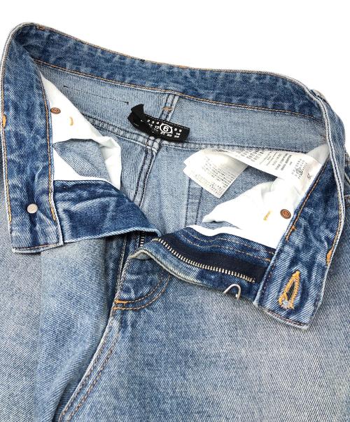 MM6 Maison Margiela（エムエムシックスメゾンマルジェラ）MM6 Maison Margiela (エムエムシックスメゾンマルジェラ) 5ポケットデニムパンツ ブルー サイズ:W28の古着・服飾アイテム