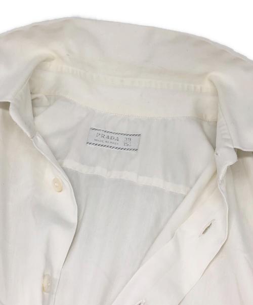 PRADA（プラダ）PRADA (プラダ) 半袖シャツ ホワイト サイズ:39の古着・服飾アイテム