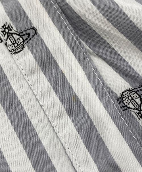 Vivienne Westwood（ヴィヴィアンウエストウッド）Vivienne Westwood (ヴィヴィアンウエストウッド) ビッグカラーシャツ グレー サイズ:Mの古着・服飾アイテム