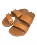 45rpm45アールピーエム）の古着「ダブルストラップサンダル」｜ブラウン