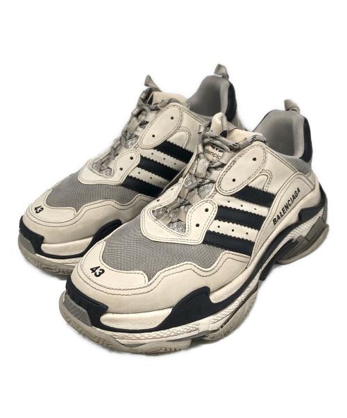 adidas（アディダス）adidas (アディダス) BALENCIAGA (バレンシアガ) TRIPLE S グレー サイズ:28.5cmの古着・服飾アイテム