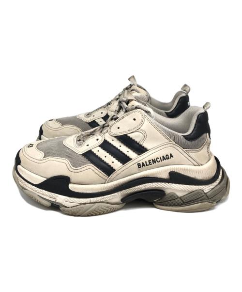 adidas（アディダス）adidas (アディダス) BALENCIAGA (バレンシアガ) TRIPLE S グレー サイズ:28.5cmの古着・服飾アイテム