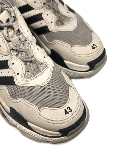 adidas（アディダス）adidas (アディダス) BALENCIAGA (バレンシアガ) TRIPLE S グレー サイズ:28.5cmの古着・服飾アイテム