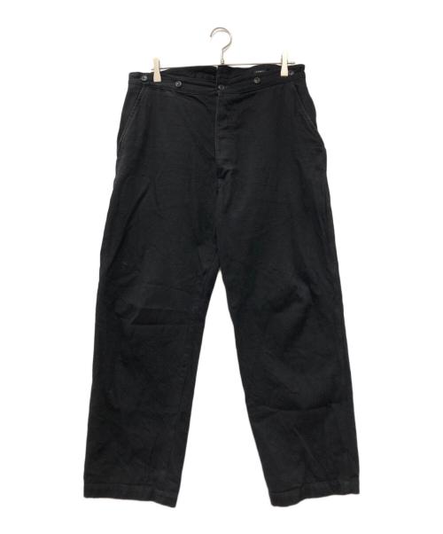 COMOLI（コモリ）COMOLI (コモリ) デニムオーバーパンツ ブラック サイズ:1の古着・服飾アイテム
