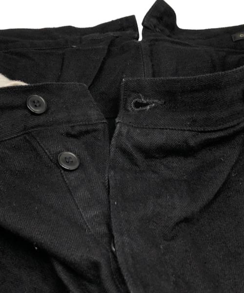COMOLI（コモリ）COMOLI (コモリ) デニムオーバーパンツ ブラック サイズ:1の古着・服飾アイテム