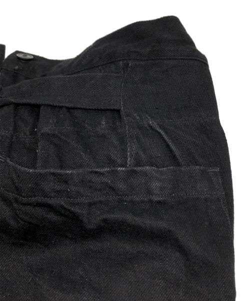 COMOLI（コモリ）COMOLI (コモリ) デニムオーバーパンツ ブラック サイズ:1の古着・服飾アイテム