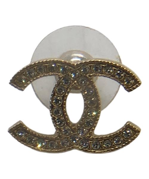 CHANEL（シャネル）CHANEL (シャネル) ココマーク ランストーンピアス ゴールドの古着・服飾アイテム