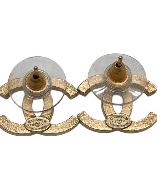 CHANEL（シャネル）CHANEL (シャネル) ココマーク ランストーンピアス ゴールドの古着・服飾アイテム