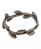 TIFFANY & Co.ティファニー アンド コー）の古着「オリーブ リーフ バンド リング」｜シルバー