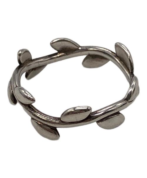 TIFFANY & Co.（ティファニー アンド コー）TIFFANY & Co. (ティファニー) オリーブ リーフ バンド リング シルバー サイズ:8号の古着・服飾アイテム