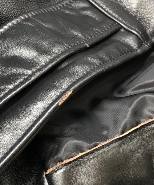 Schott（ショット）Schott (ショット) 217US SHEEP ONE STAR TALL RIDERS ブラック サイズ:36の古着・服飾アイテム