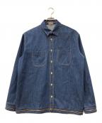 DIOR HOMMEディオール オム）の古着「ジップアップデニムジャケット」｜インディゴ