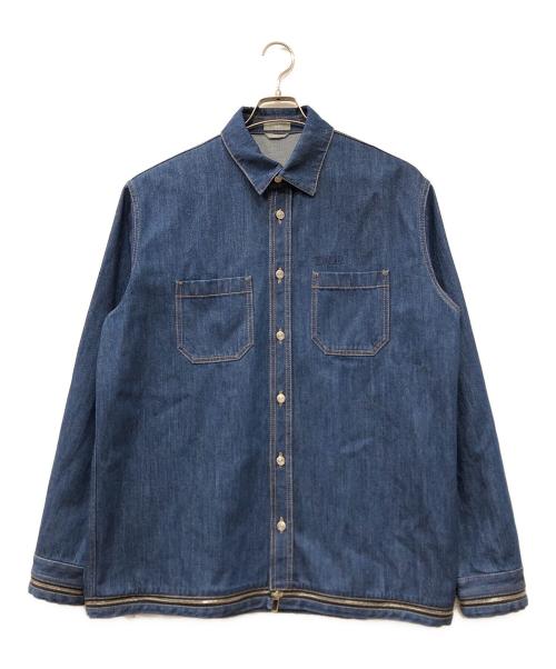 DIOR HOMME（ディオール オム）DIOR HOMME (ディオール オム) ジップアップデニムジャケット インディゴ サイズ:41の古着・服飾アイテム