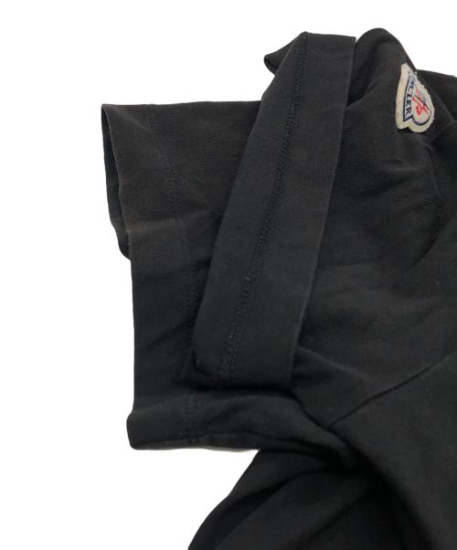 MONCLER（モンクレール）MONCLER (モンクレール) ＭモチーフロゴプリントTシャツ ブラック サイズ:Lの古着・服飾アイテム