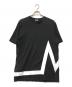 MONCLER（モンクレール）の古着「ＭモチーフロゴプリントTシャツ」｜ブラック
