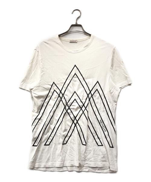 MONCLER（モンクレール）MONCLER (モンクレール) Tシャツ ホワイト サイズ:Lの古着・服飾アイテム