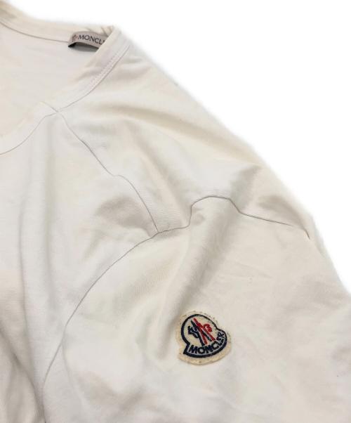 MONCLER（モンクレール）MONCLER (モンクレール) Tシャツ ホワイト サイズ:Lの古着・服飾アイテム