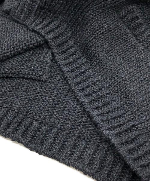 45R（フォーティファイブ・アール）45R (フォーティファイブ・アール) コットン半袖カーディガン ブラック サイズ:2の古着・服飾アイテム