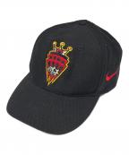 NIKEナイキ）の古着「00's サイドスウォッシュ キャップ」｜ブラック