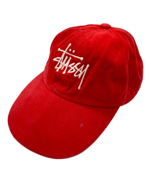 stussy（ステューシー）stussy (ステューシー) キャップ レッド サイズ:下記参照の古着・服飾アイテム