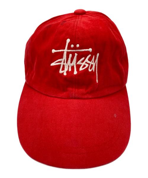stussy（ステューシー）stussy (ステューシー) キャップ レッド サイズ:下記参照の古着・服飾アイテム